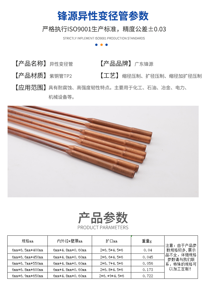 异性变径管